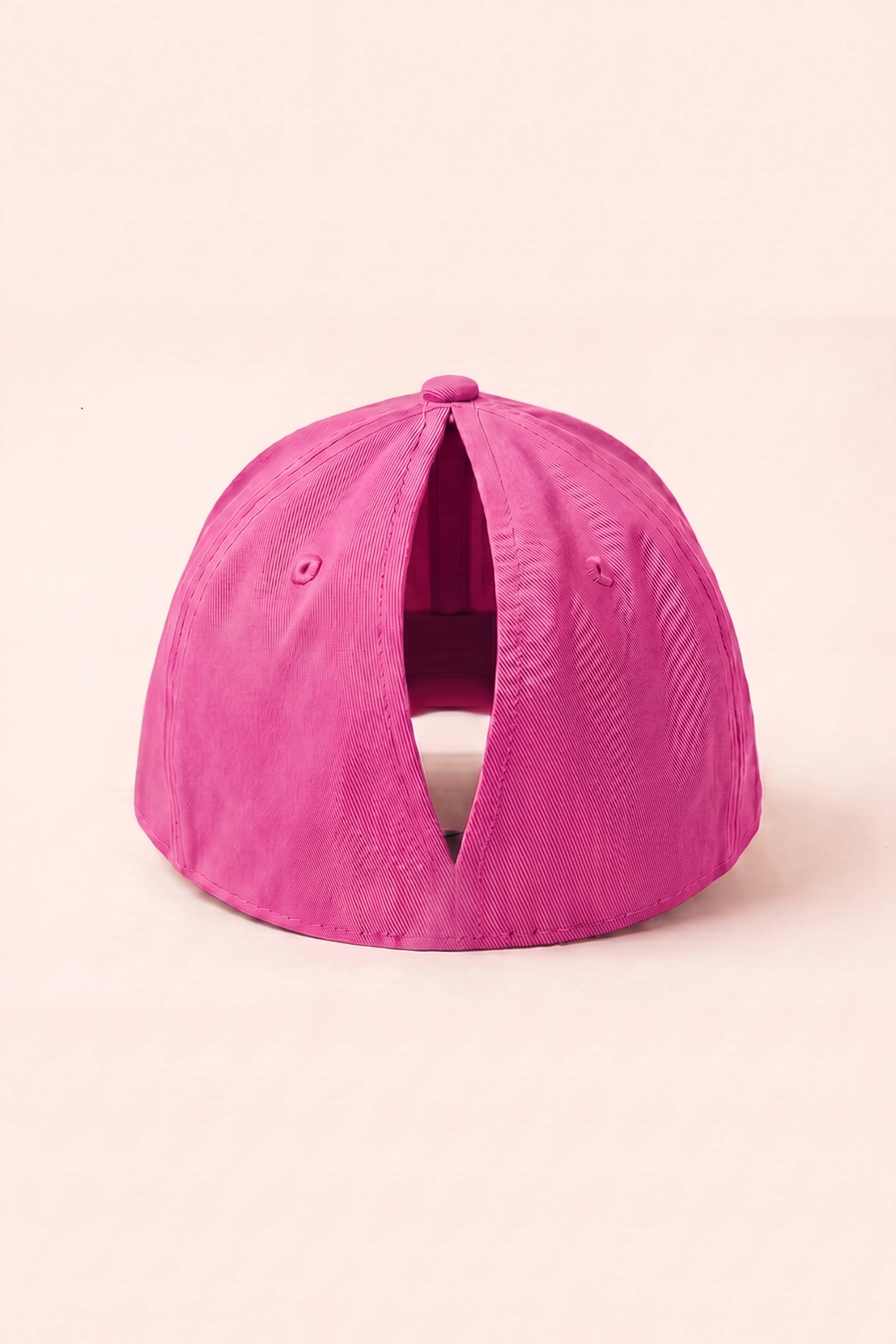 Electric Fuchsia Ponyte Cap