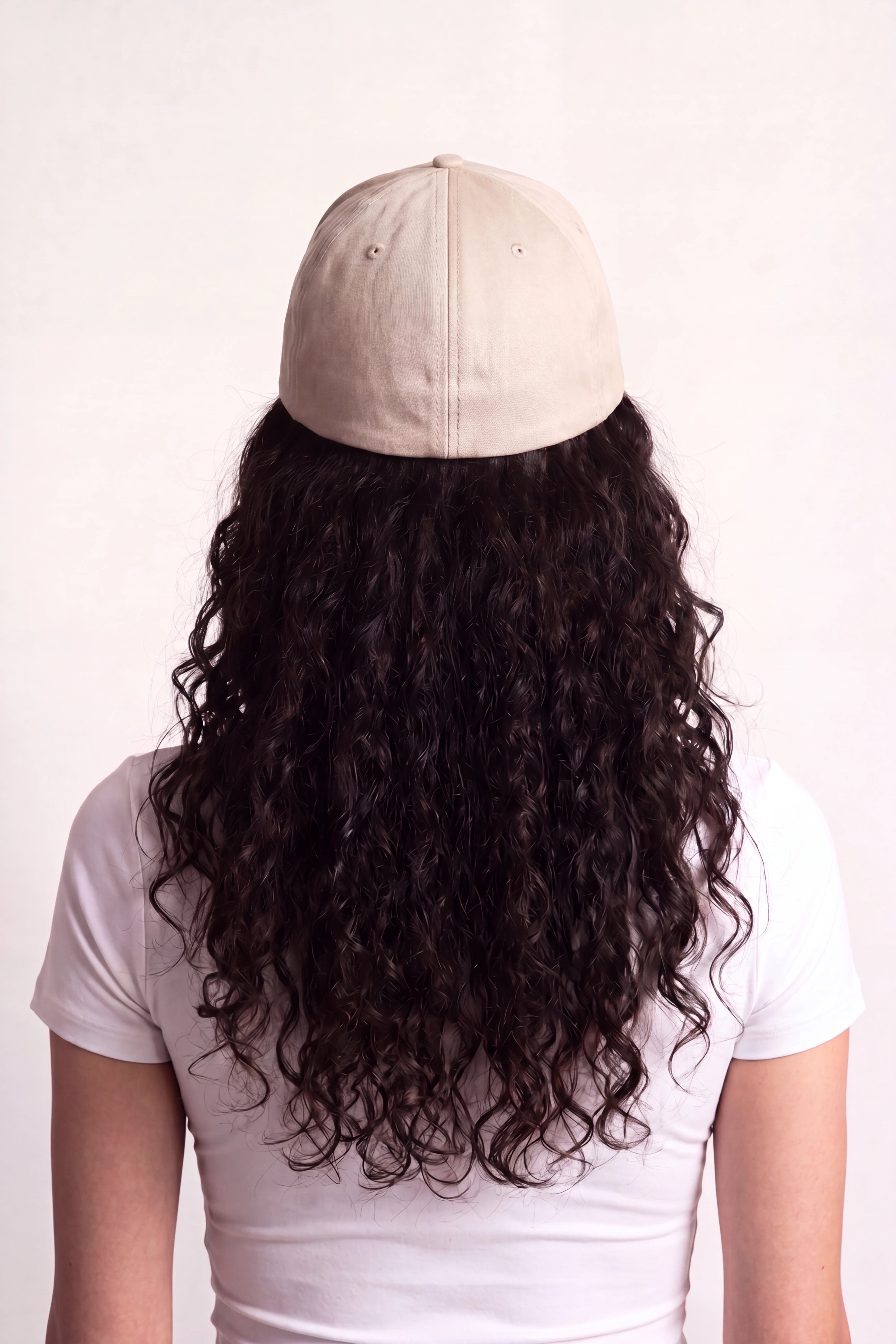 Sand Beige Ponyte Cap