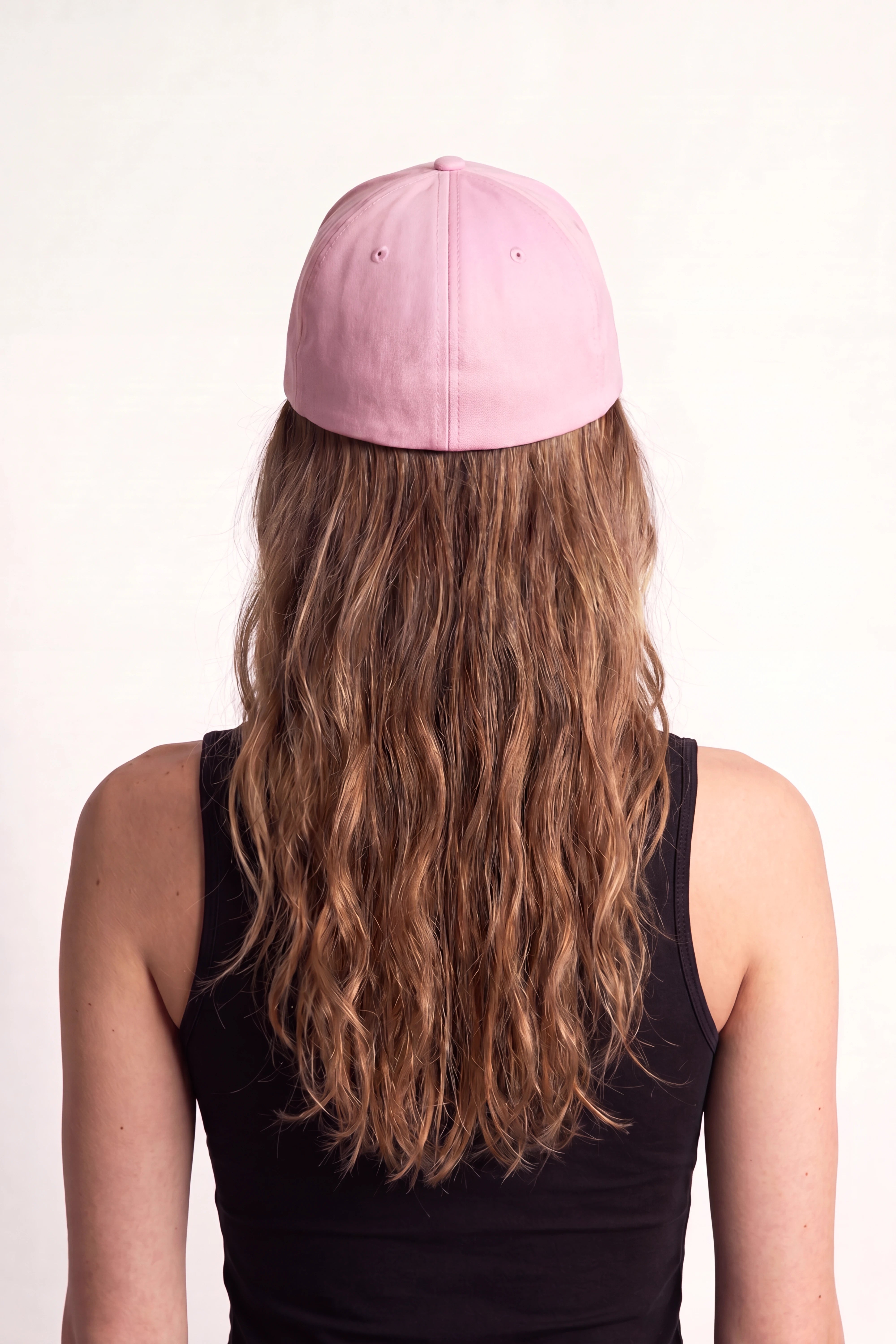 Bloom Pink Ponyte Cap