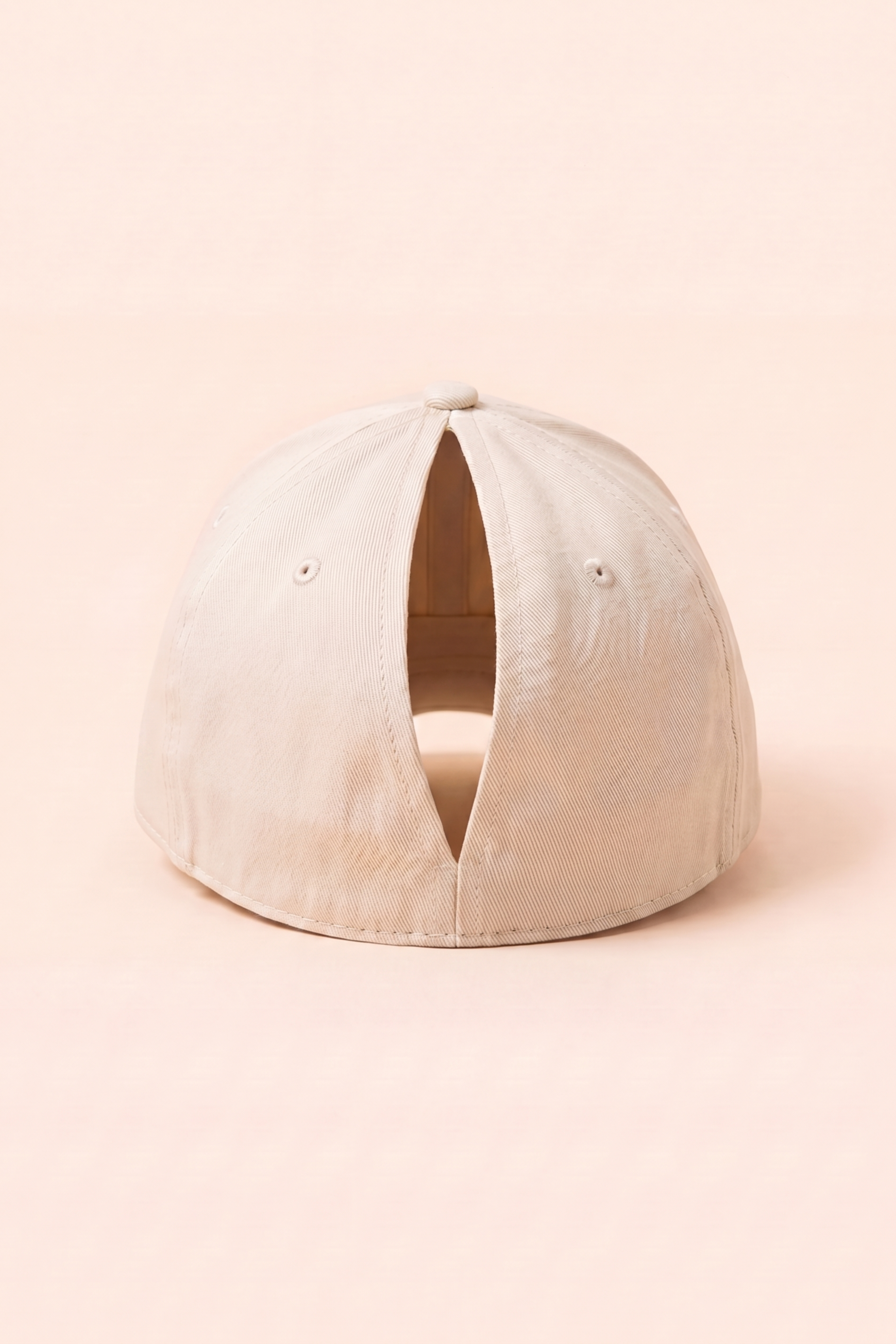 Sand Beige Ponyte Cap