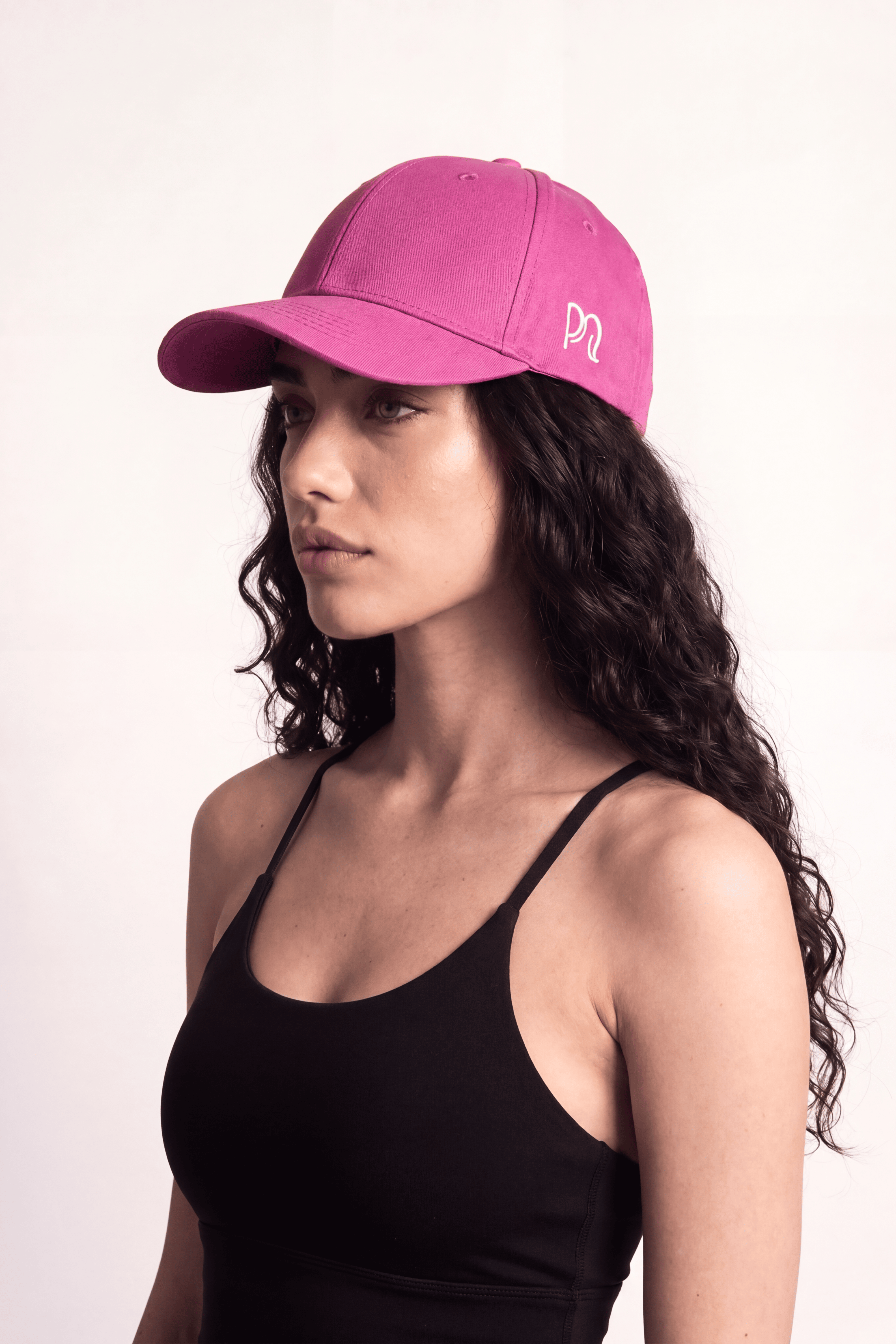 Electric Fuchsia Ponyte Cap