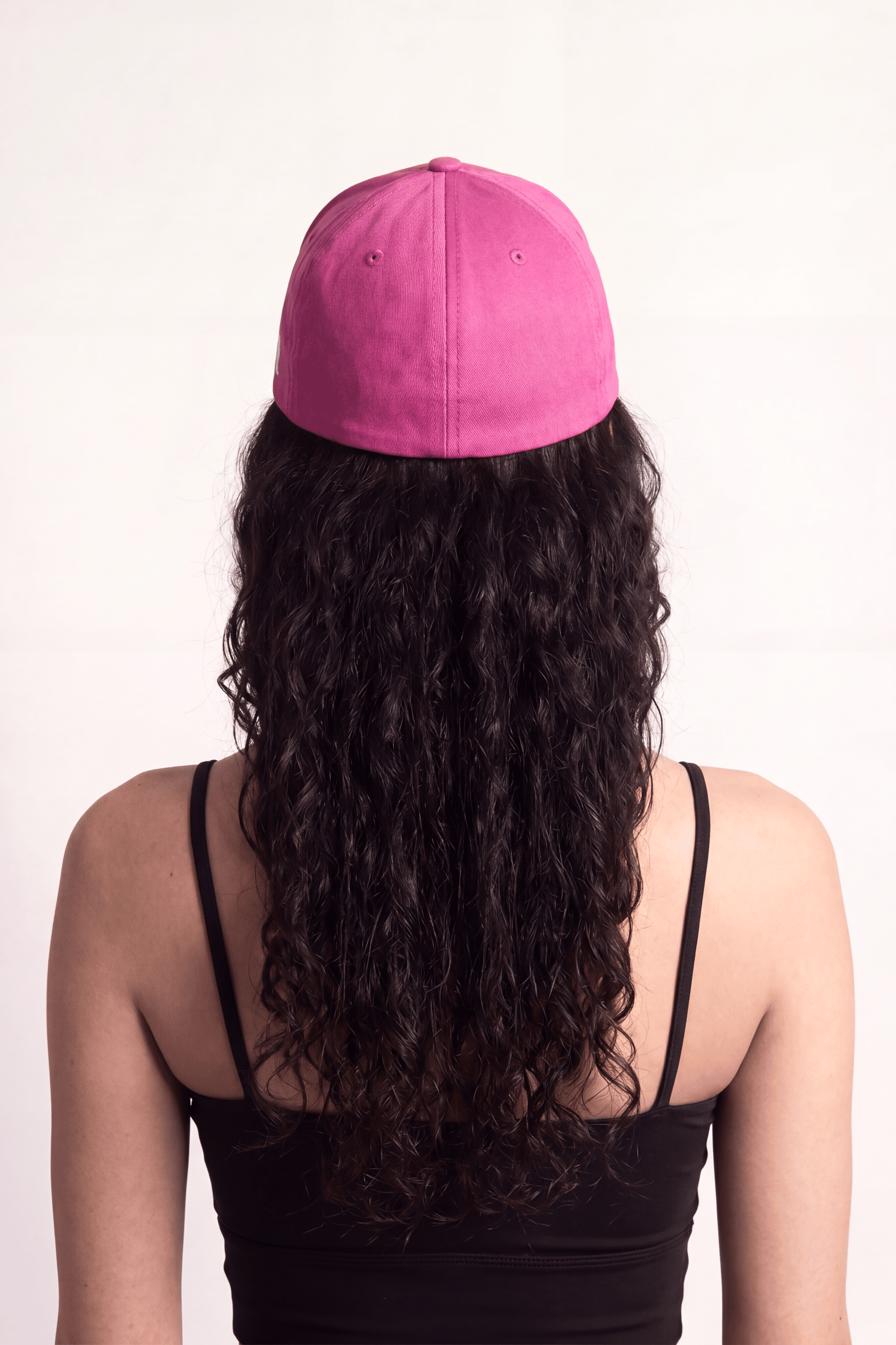 Electric Fuchsia Ponyte Cap