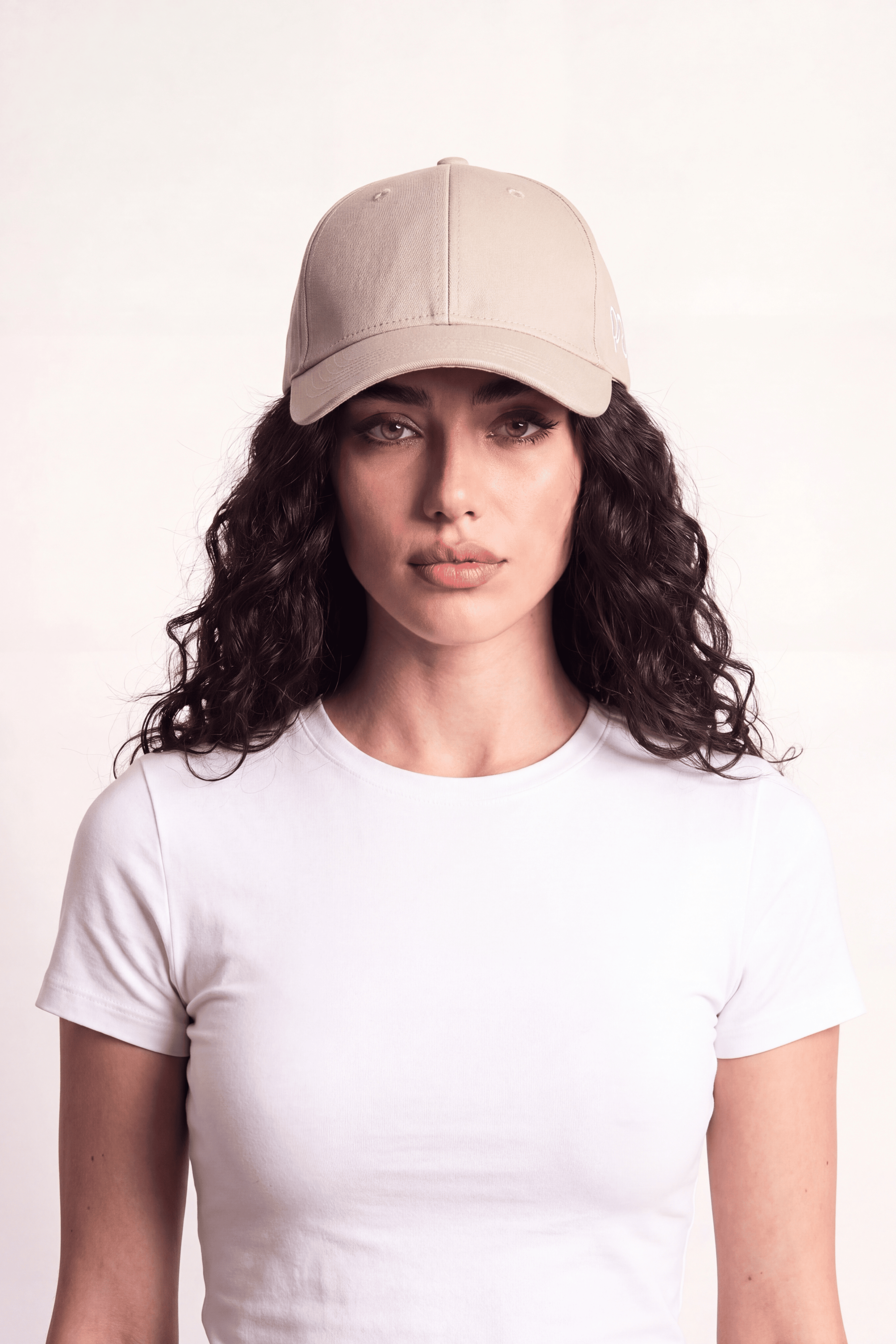 Sand Beige Ponyte Cap