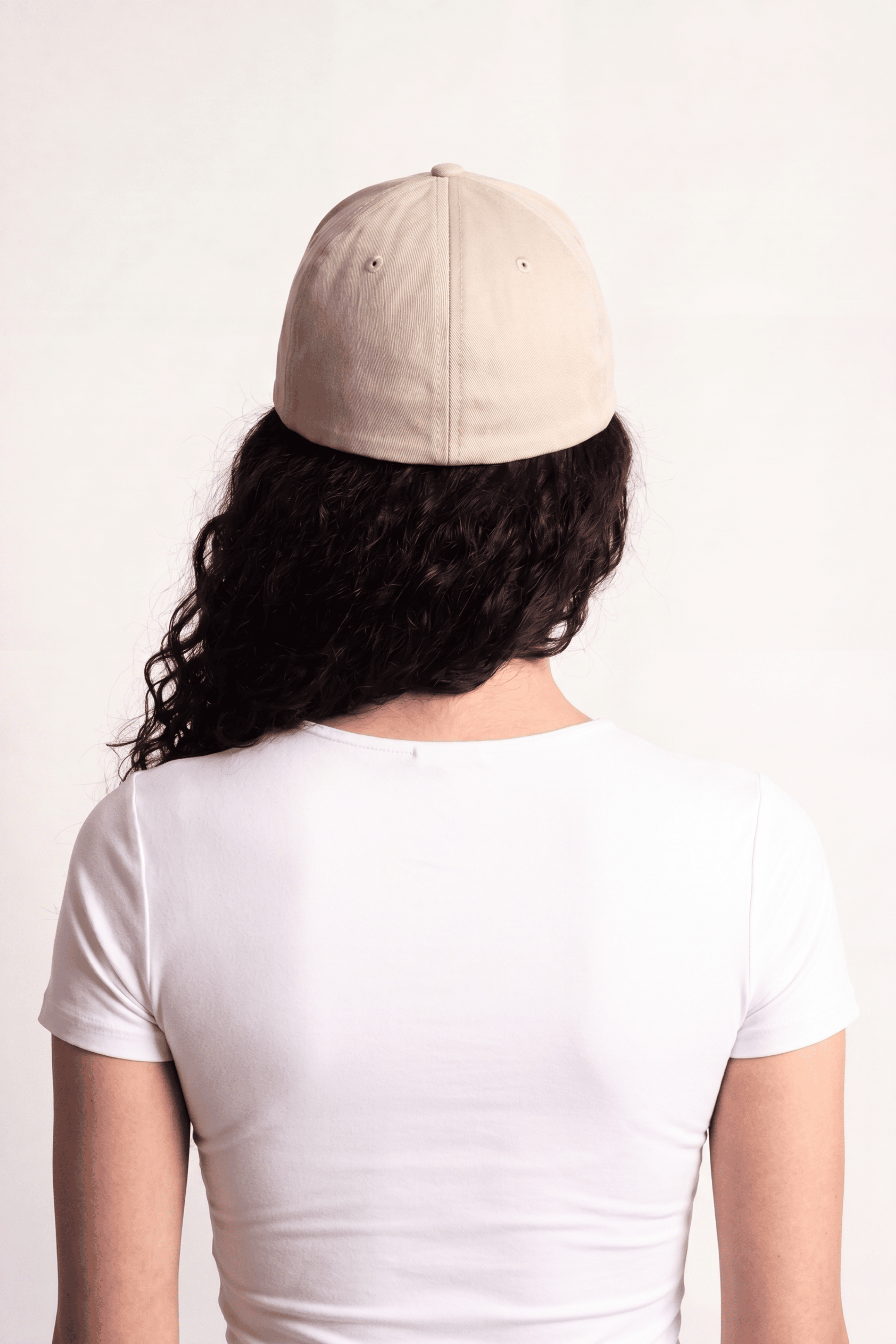 Sand Beige Ponyte Cap