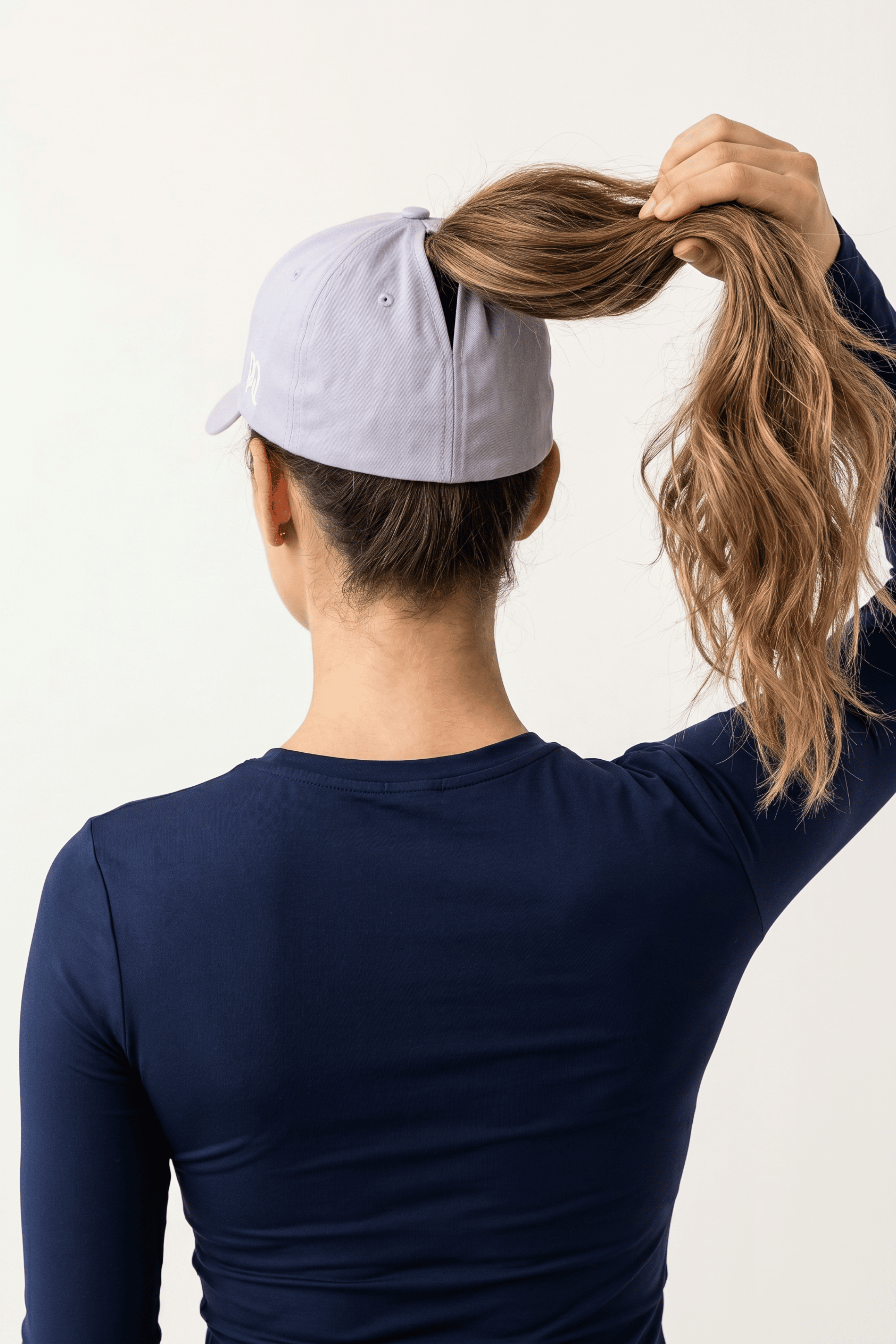Ash Grey Ponyte Cap