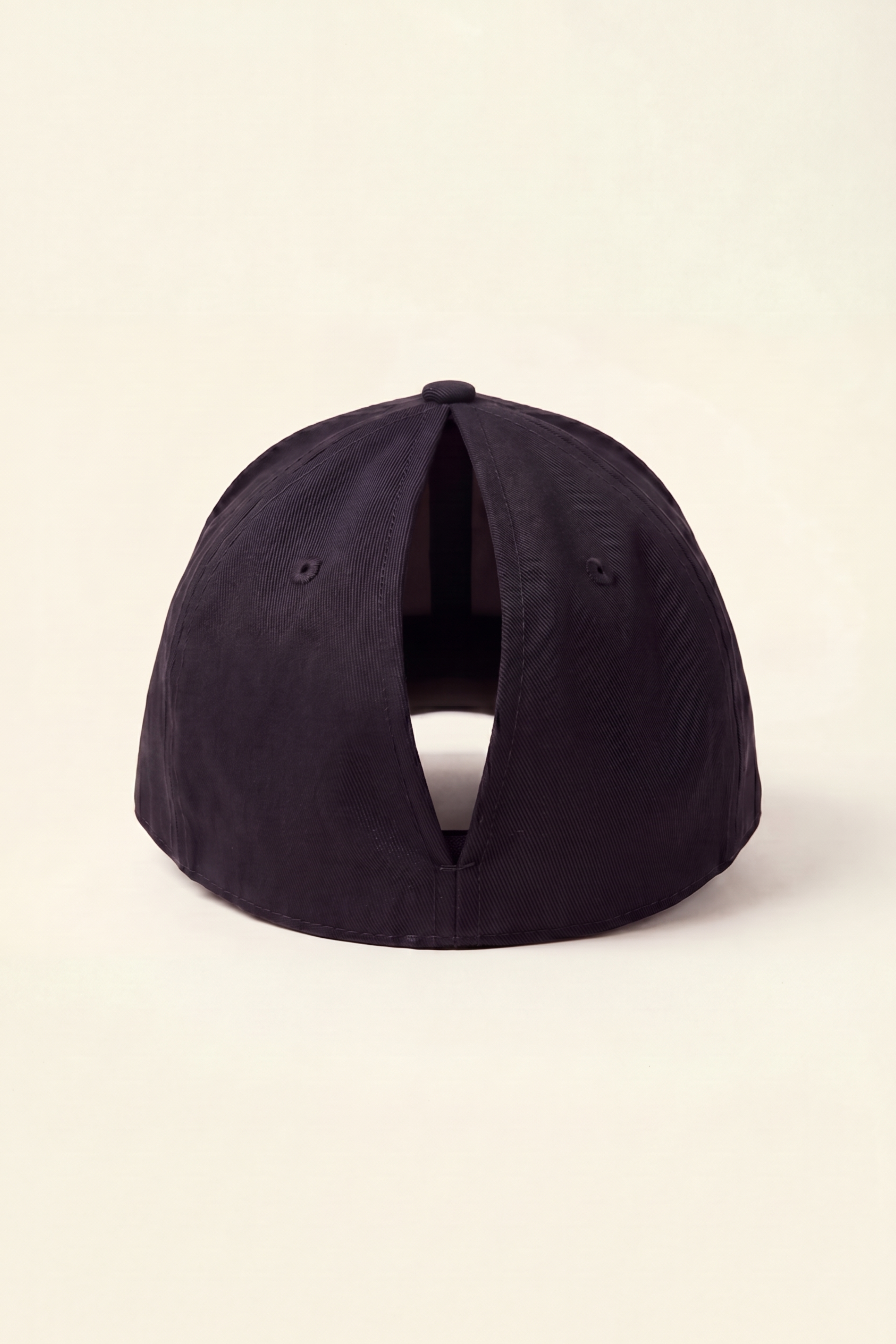 Midnight Black Ponyte Cap